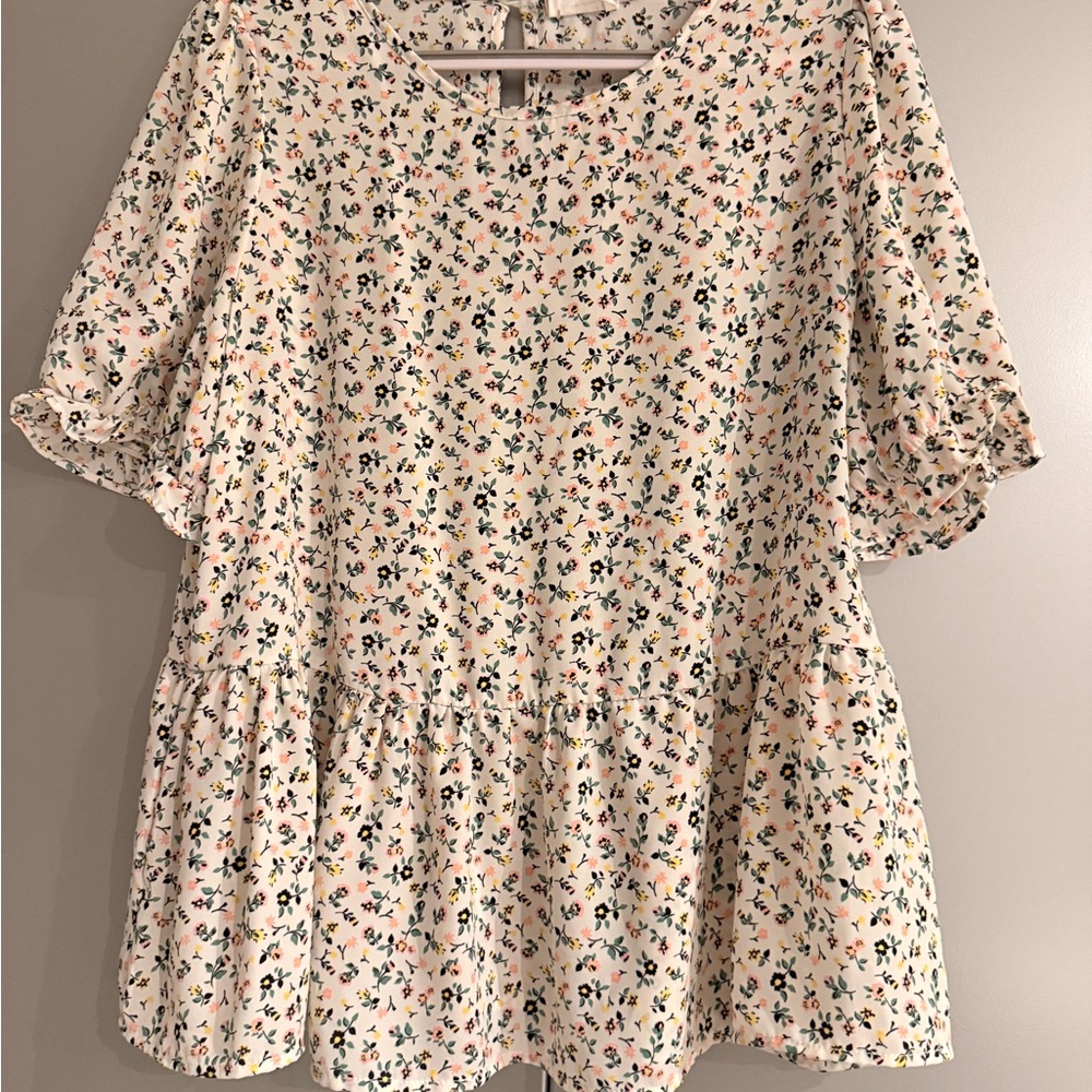 Floral Print Women's Top